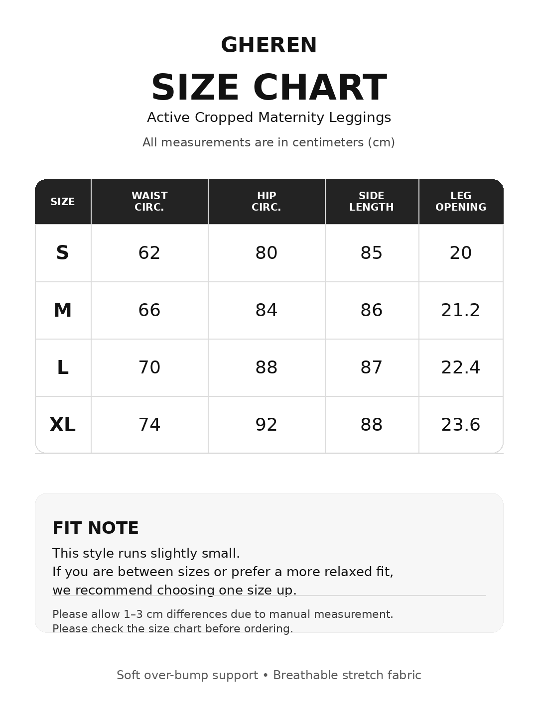 Active Cropped Maternity Leggings