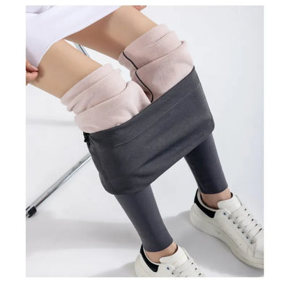 Thermal Fleece Over-Bump Maternity Leggings