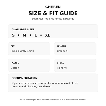 Seamless Yoga Maternity Leggings