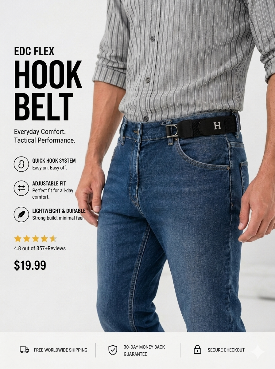 Gheren Tactical Flex Hook Belt